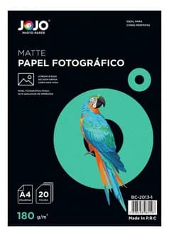 Papel Fotográfico Matte 180 g