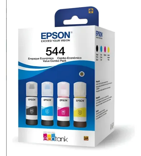 Kit com 4 tintas originais Epson